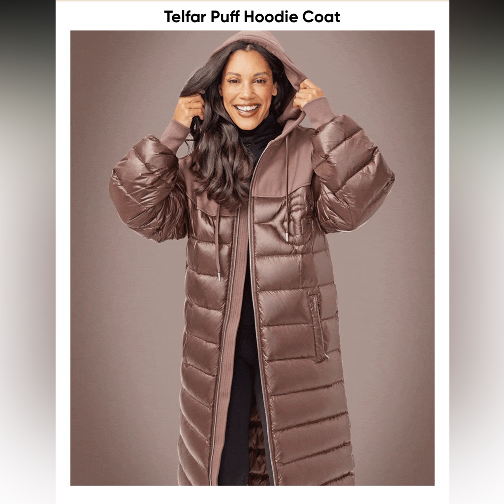 Nwt Telfar Puff Hoodie Coat. Size M/L